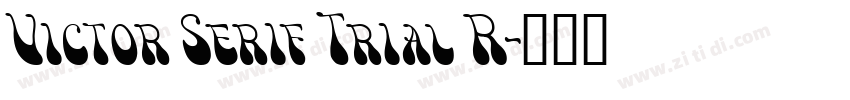 Victor Serif Trial R字体转换